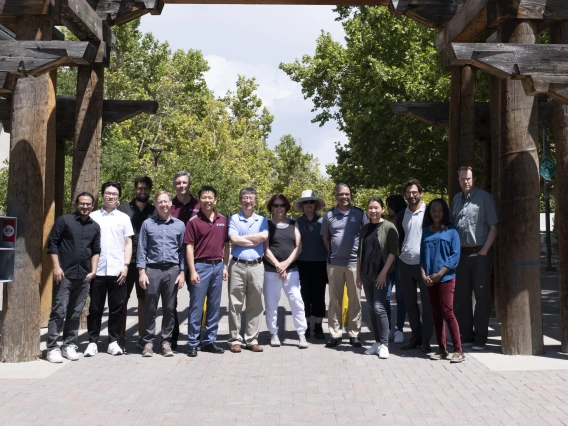 outdoor photo of group of Superfund researchers