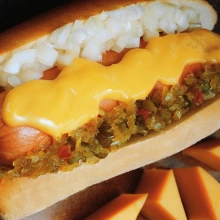 Photo of a hot dog