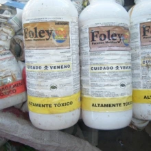 Photo of a pesticide container