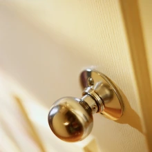 Photo of a door handle