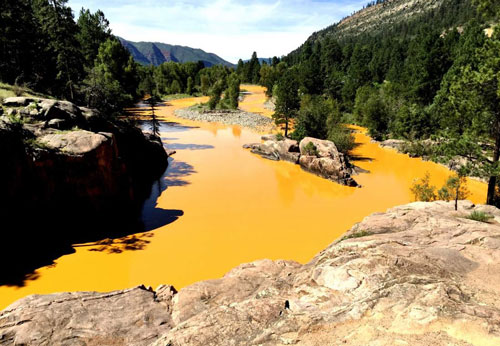 Animas River after the spill
